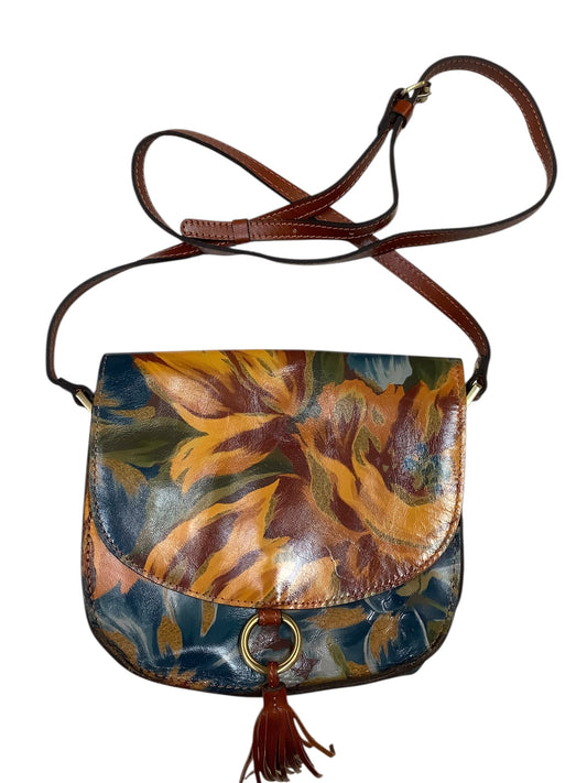 Crossbody Designer By Patricia Nash In Brown, Size:Small