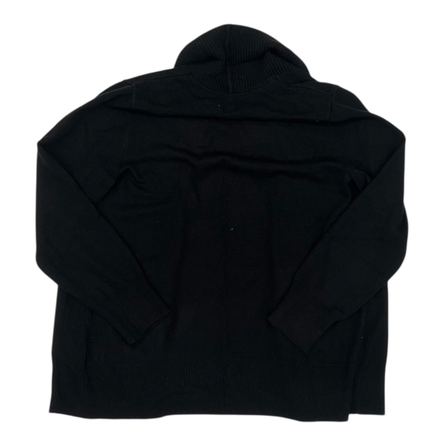 Sweater Cardigan By Croft And Barrow In Black, Size:M