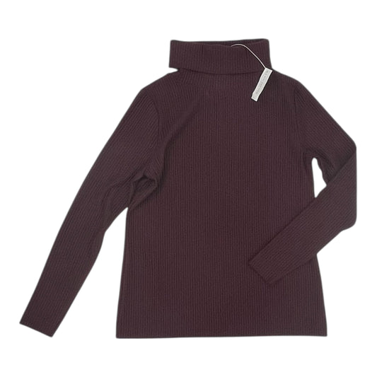 Top Ls By Ann Taylor In Purple, Size:S