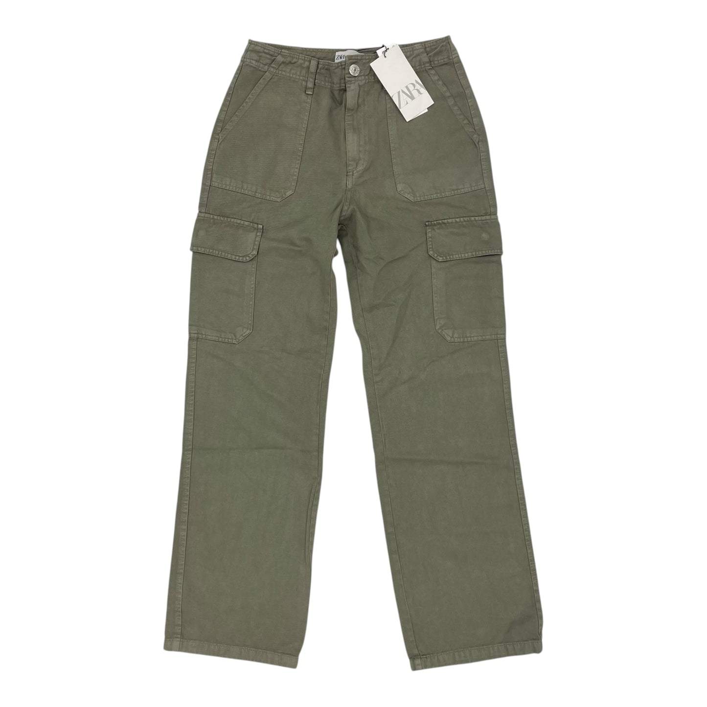 Pants Cargo & Utility By Zara In Green, Size:6