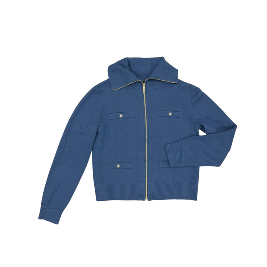 Sweater Cardigan By Talbots In Blue, Size:S