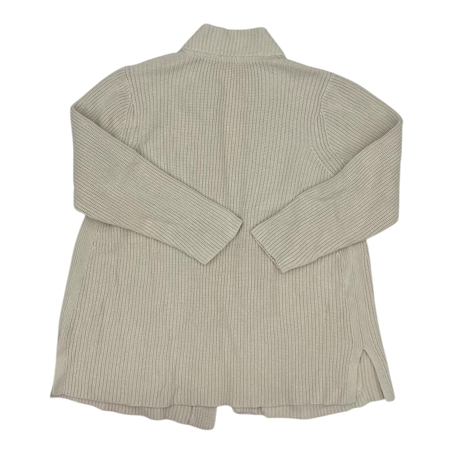 Sweater Cardigan By J. Jill In Cream, Size:L
