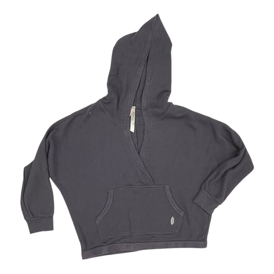 Sweatshirt Hoodie By Free People In Grey, Size:M