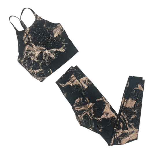 Athletic Pants 2Pc By Old Navy In Black & Pink, Size:S