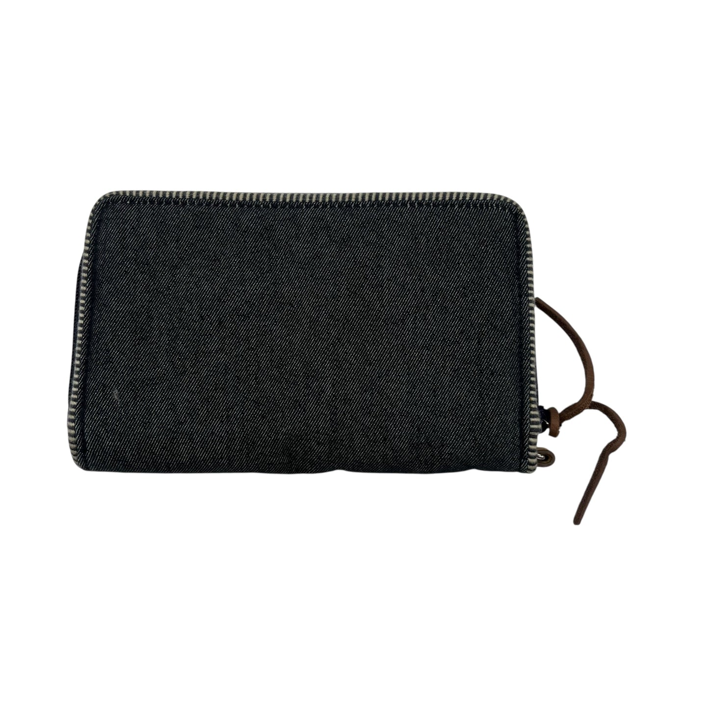 Wallet By Cme In Blue Denim, Size:Medium