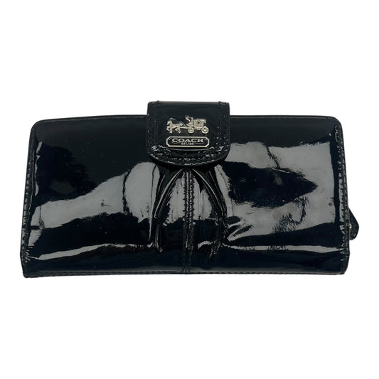 Wallet Designer By Coach In Black, Size:Medium