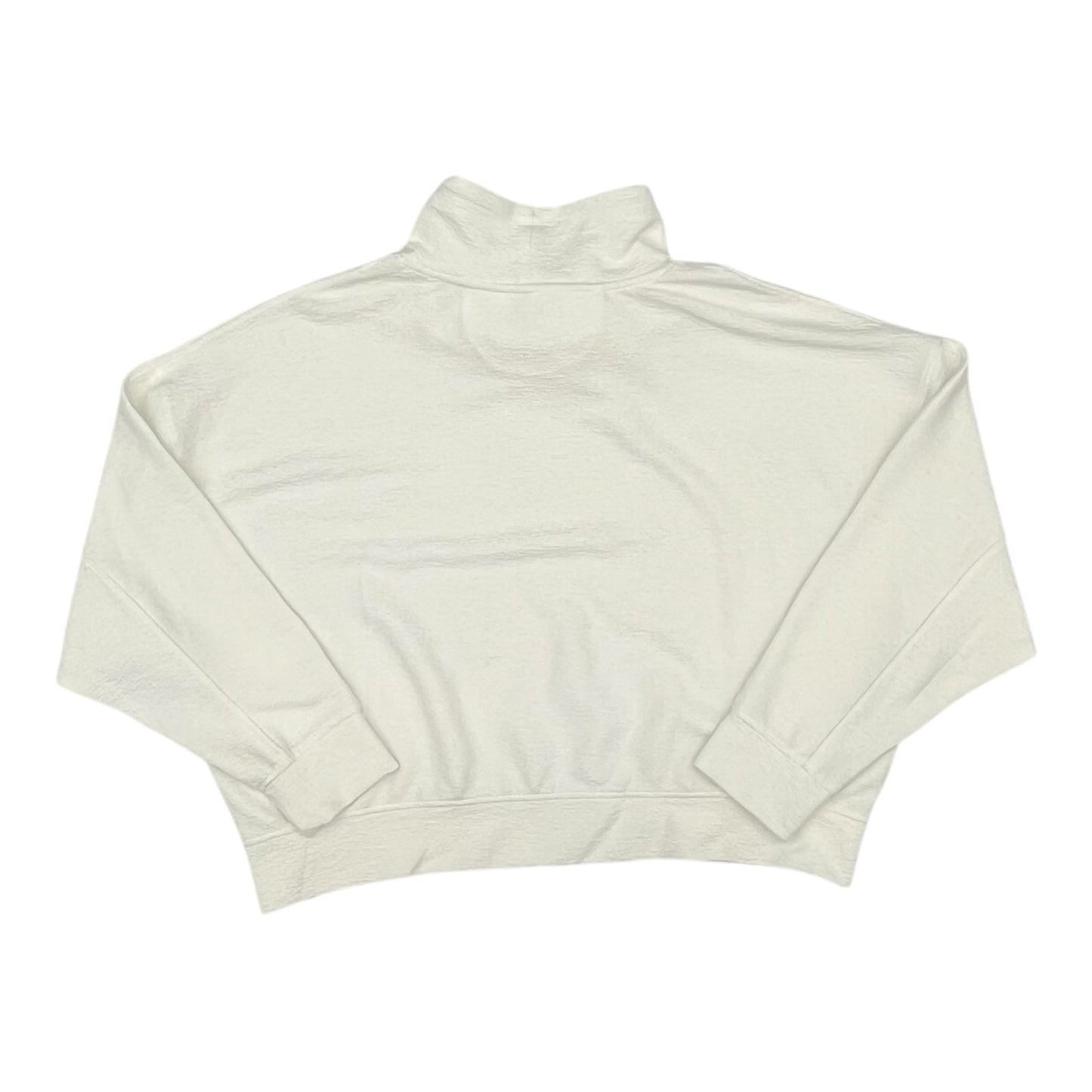 Athletic Sweatshirt Collar By Danskin In White, Size:Xl