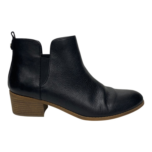 Boots Ankle Heels By Tommy Hilfiger In Black, Size:9