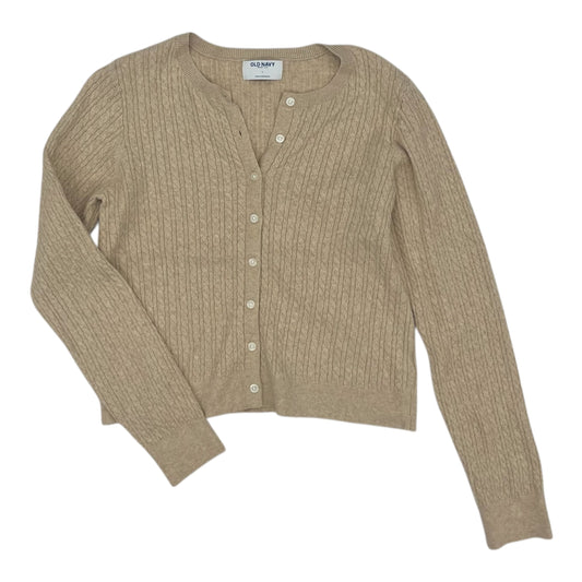 Sweater Cardigan By Old Navy In Tan, Size:L