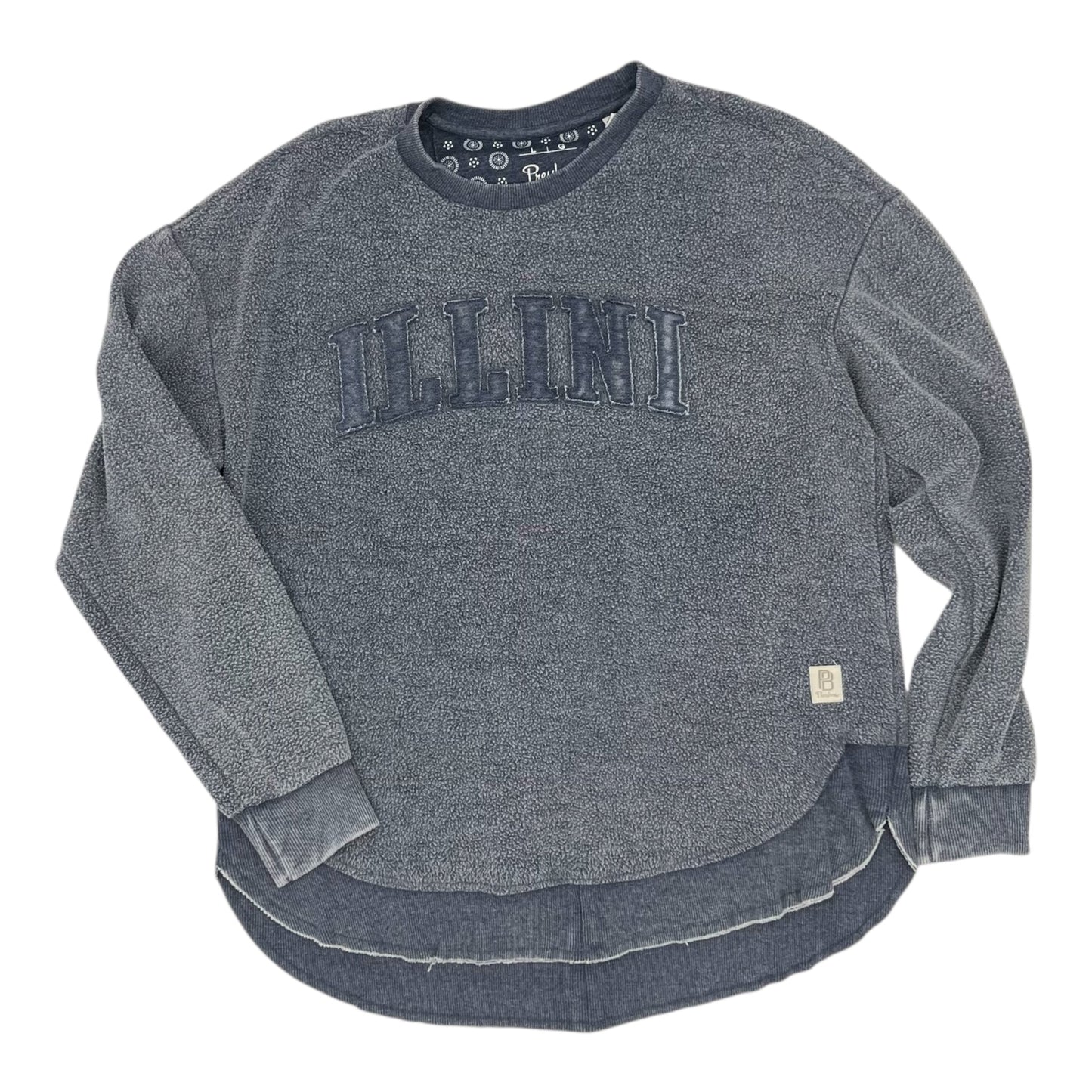 Athletic Sweatshirt Crewneck By Pressbox In Blue, Size:L