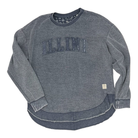 Athletic Sweatshirt Crewneck By Pressbox In Blue, Size:L