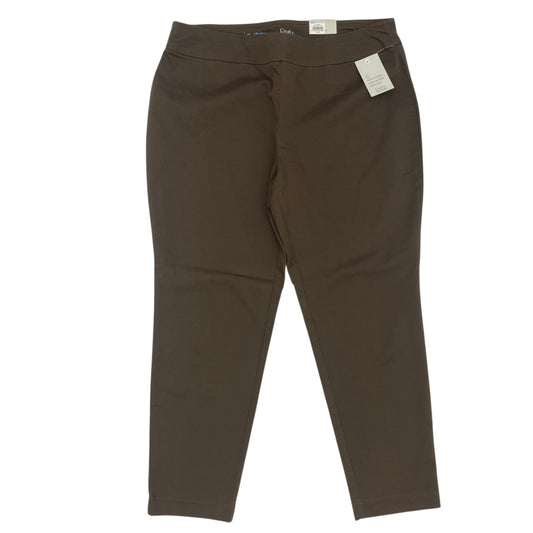 Pants Other By Croft And Barrow In Brown, Size:16