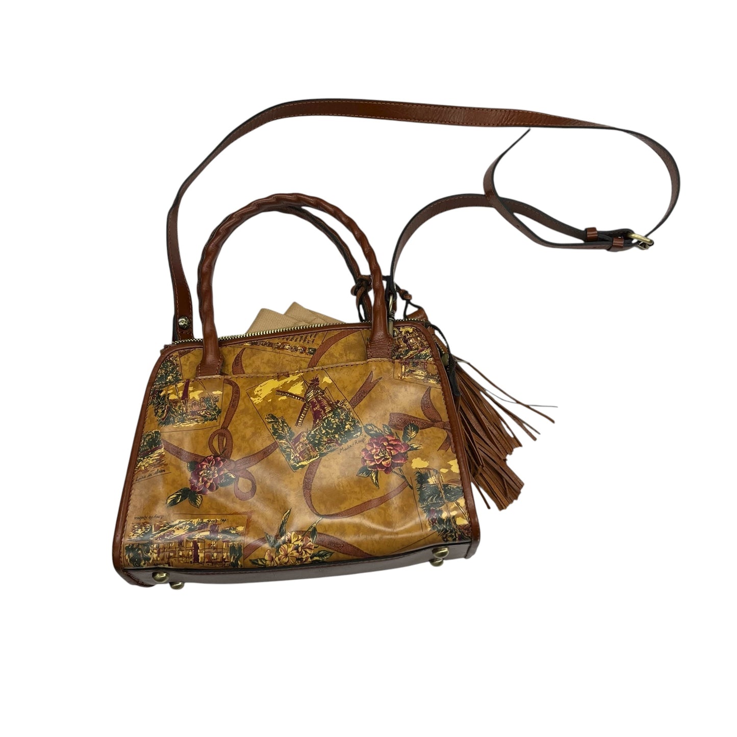 Handbag Designer By Patricia Nash In Brown, Size:Medium