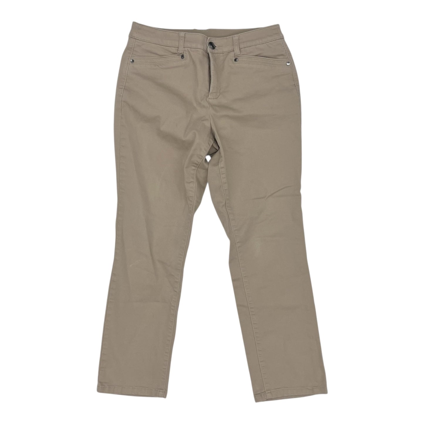 Pants Chinos & Khakis By Christopher And Banks In Tan, Size:6P