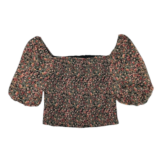 FLORAL PRINT BLOUSE SS by BB DAKOTA Size:L