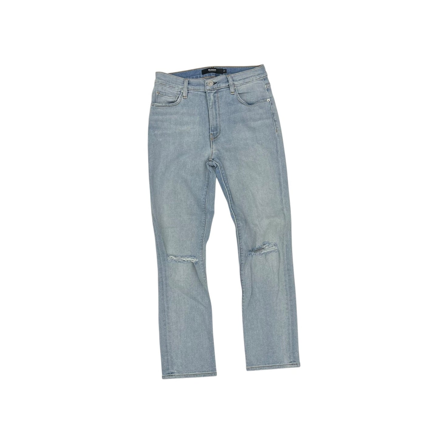 Jeans Straight By Hudson In Blue Denim, Size:4