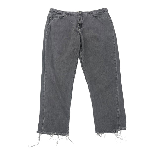 Jeans Boyfriend By Universal Thread In Black Denim, Size:18