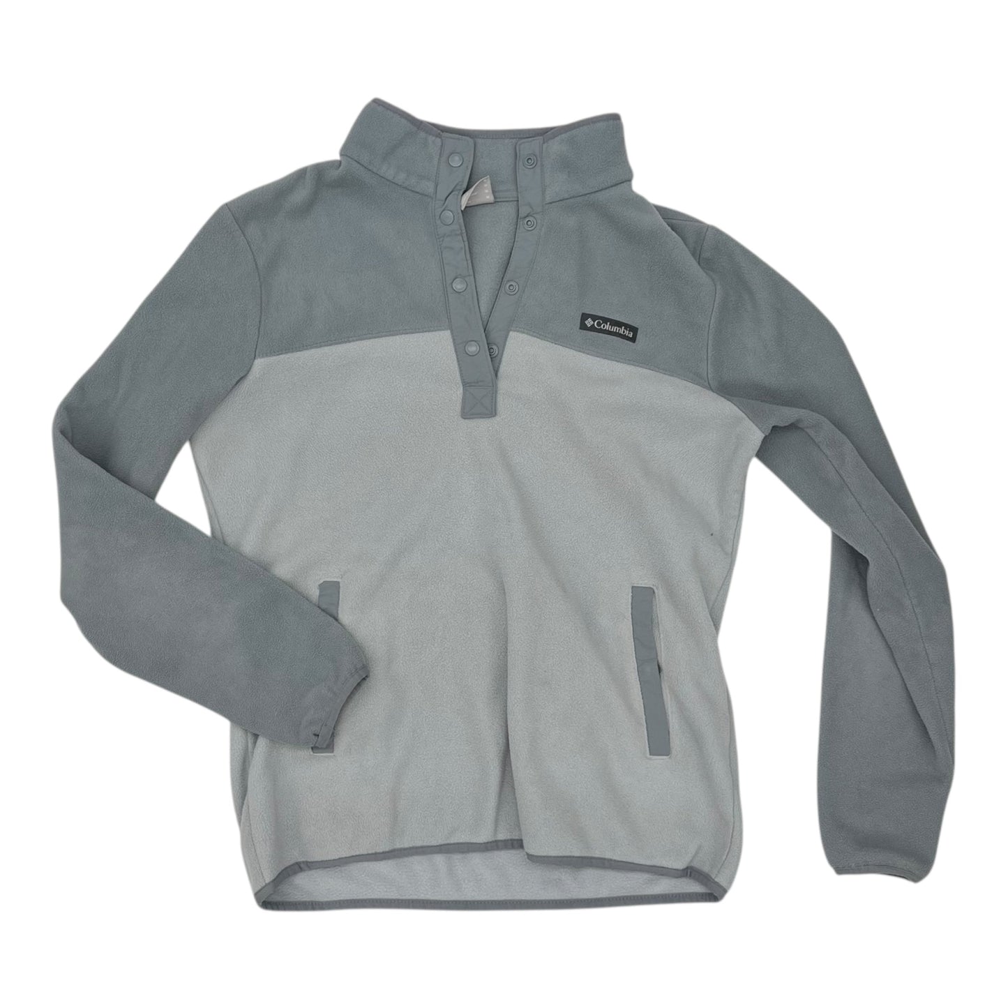Athletic Sweatshirt Collar By Columbia In Grey, Size:M