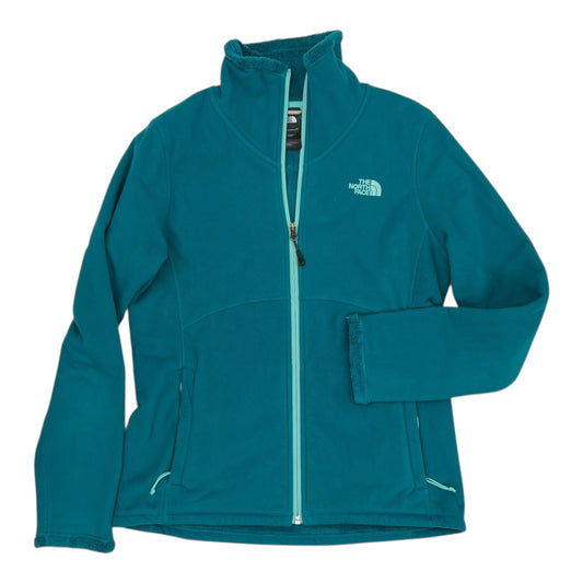 Athletic Jacket By The North Face In Green, Size:M