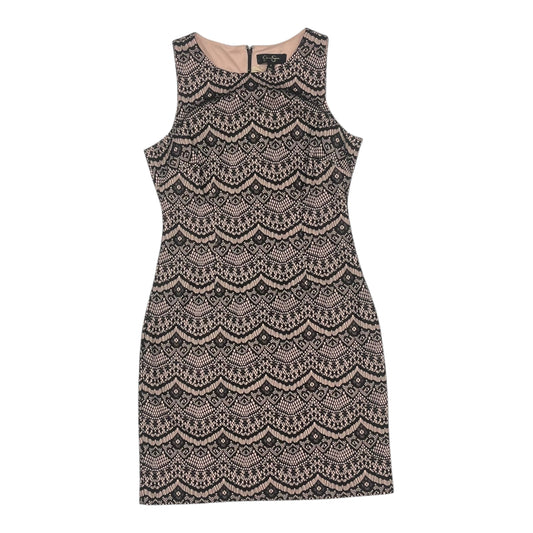 Dress Work By Jessica Simpson In Black & Pink, Size:2