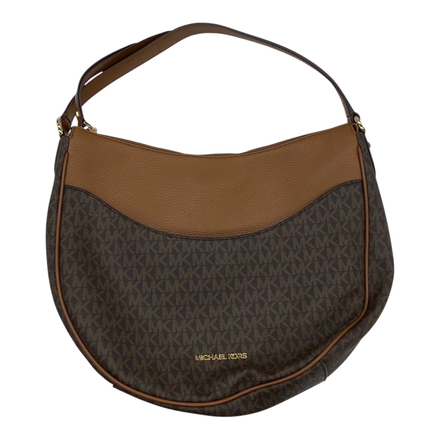 Handbag Designer By Michael Kors In Brown, Size:Medium
