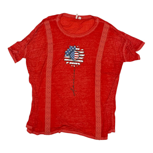 Top Ss By Cato In Red, Size:3X