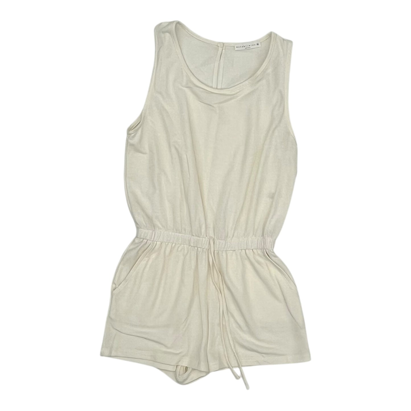 Romper By Clothes Mentor In Cream, Size:M