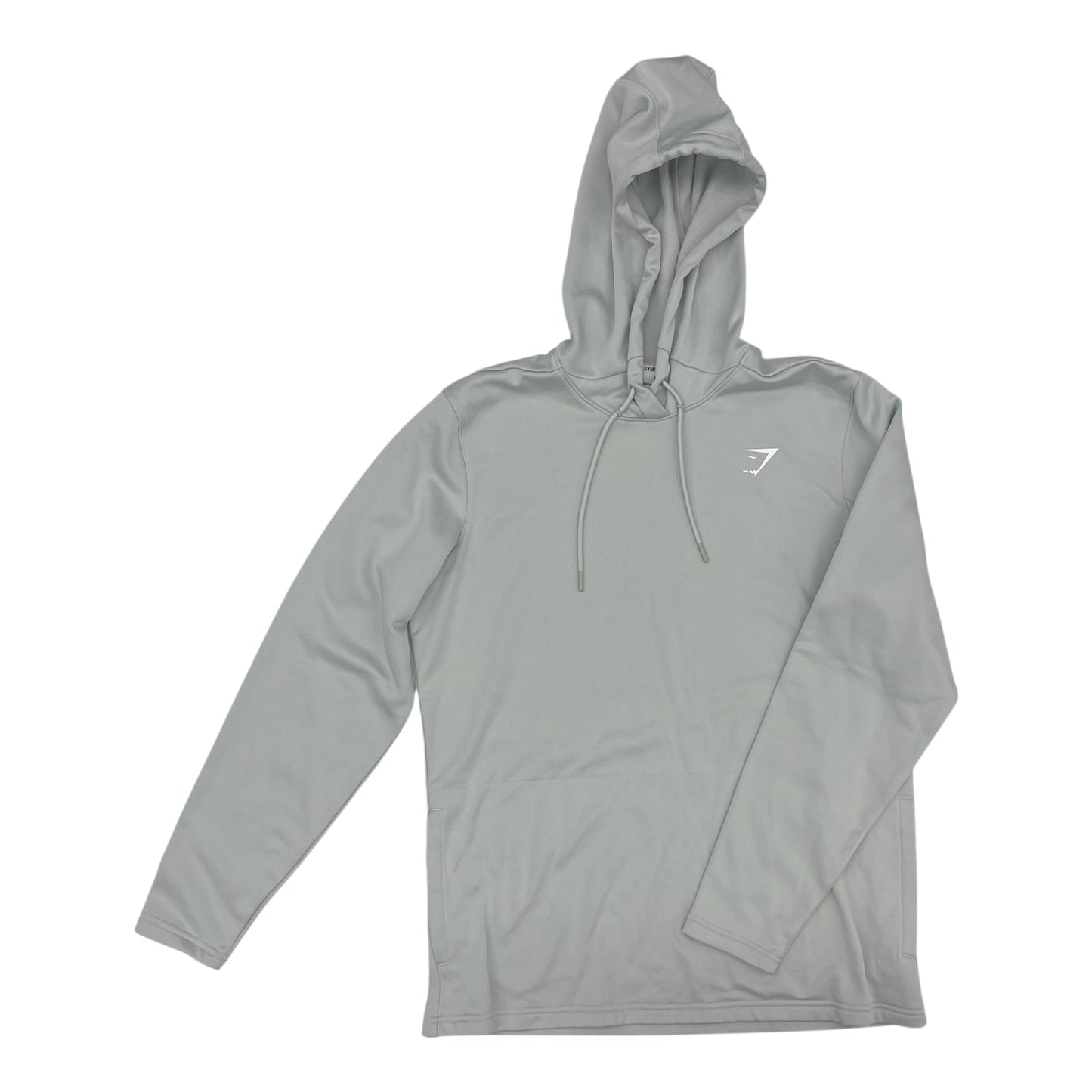Athletic Sweatshirt Hoodie By Gym Shark In Grey, Size:L