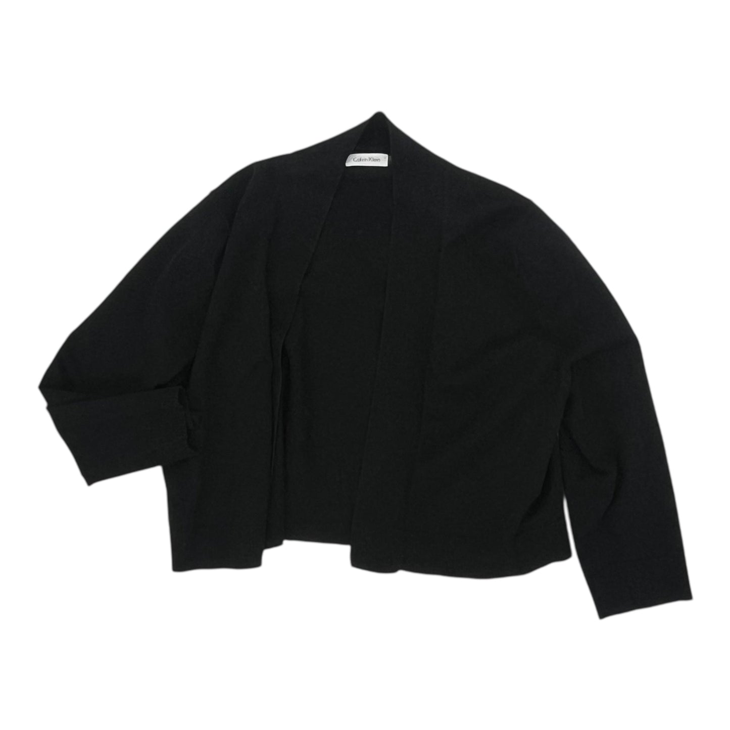 Sweater Cardigan By Calvin Klein In Black, Size:Xl