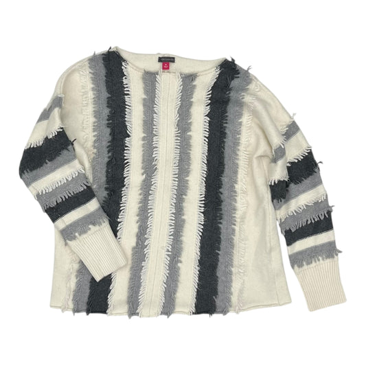 SWEATER by VINCE CAMUTO In CREAM & GREY, Size: M