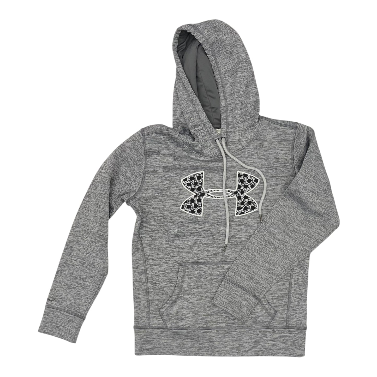 Athletic Sweatshirt Hoodie By Under Armour In Grey, Size:Xs
