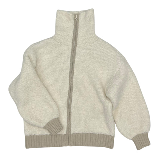 Jacket Faux Fur & Sherpa By Aerie In Cream, Size:M