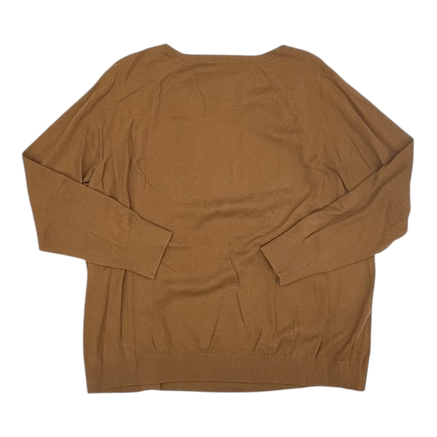 Sweater By Talbots In Tan, Size:2X