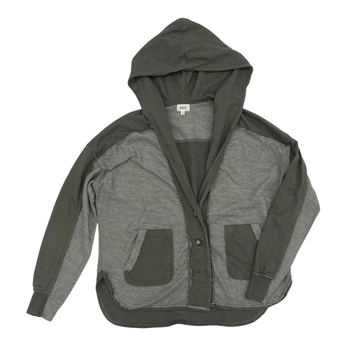 Jacket Shirt By Bke In Green, Size:S