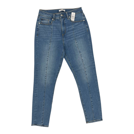 Jeans Skinny By Loft In Blue Denim, Size:8