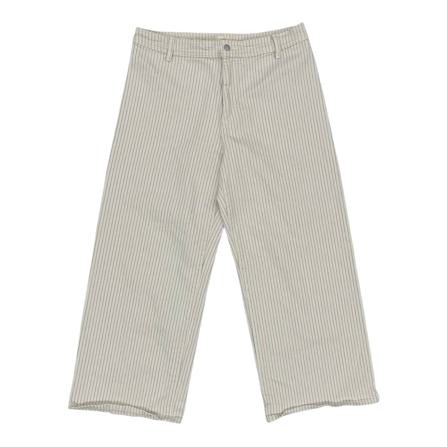 Jeans Wide Leg By Universal Thread In Cream, Size:16