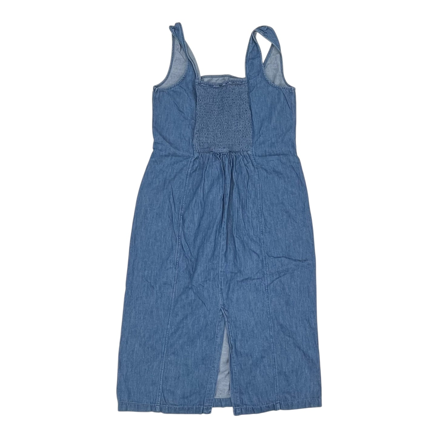 Dress Casual Midi By Old Navy In Blue Denim, Size:L