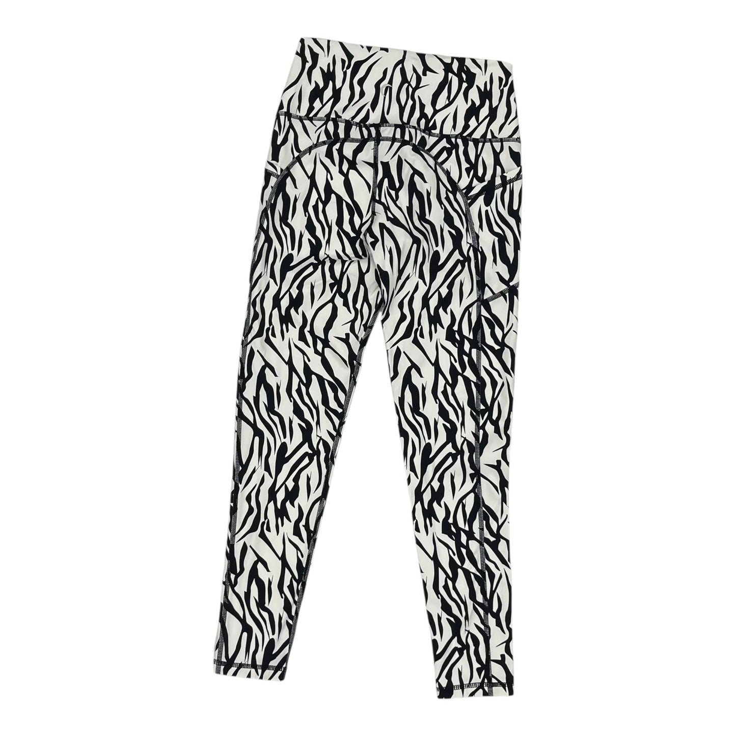 Athletic Leggings By Zyia In Black & White, Size:S