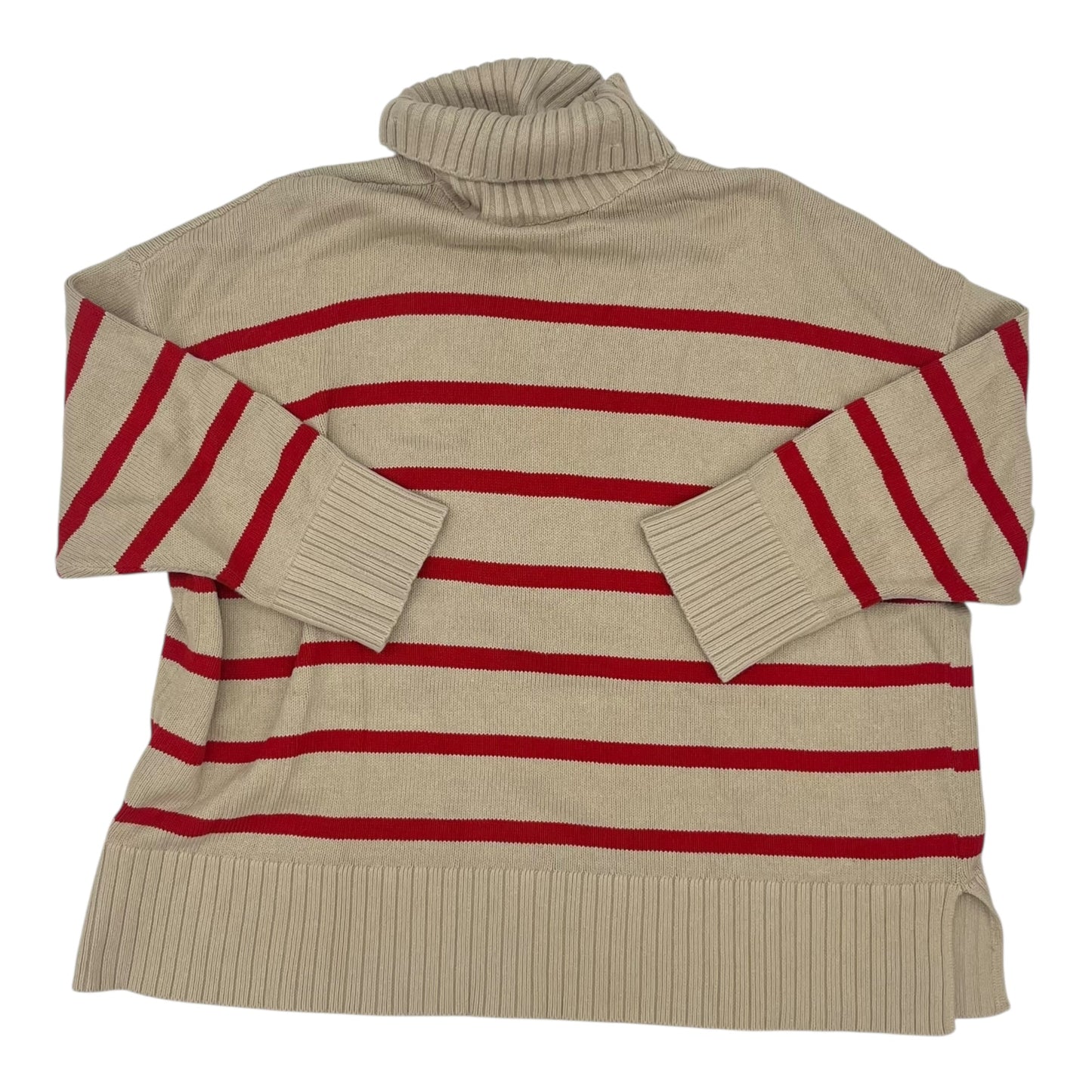 Sweater By Old Navy In Red & Tan, Size:3X