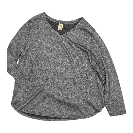 Top Ls By Faded Glory In Silver, Size:3X