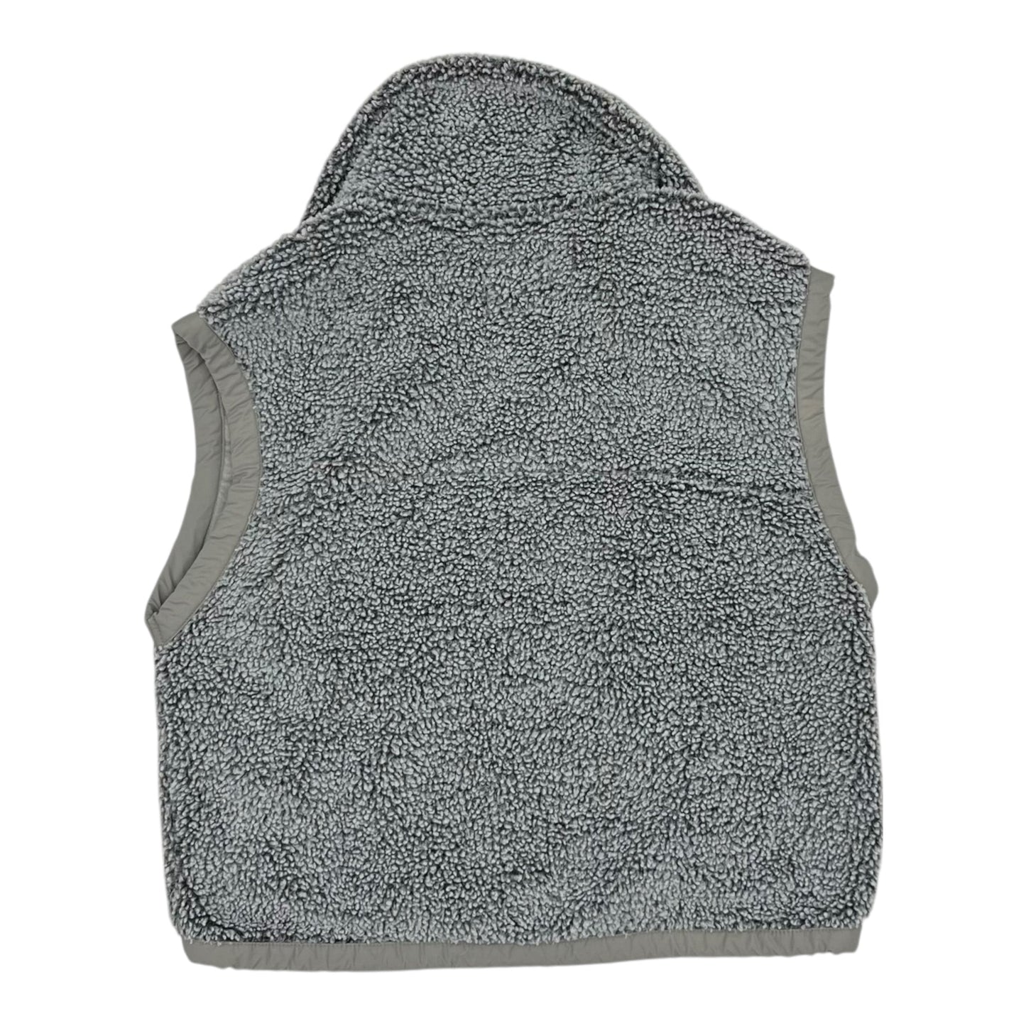 Vest Faux Fur & Sherpa By Abercrombie And Fitch In Grey, Size:S