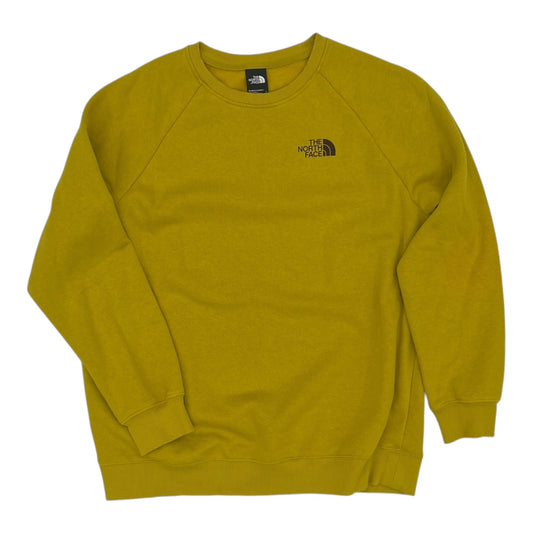 Athletic Sweatshirt Crewneck By The North Face In Yellow, Size:L