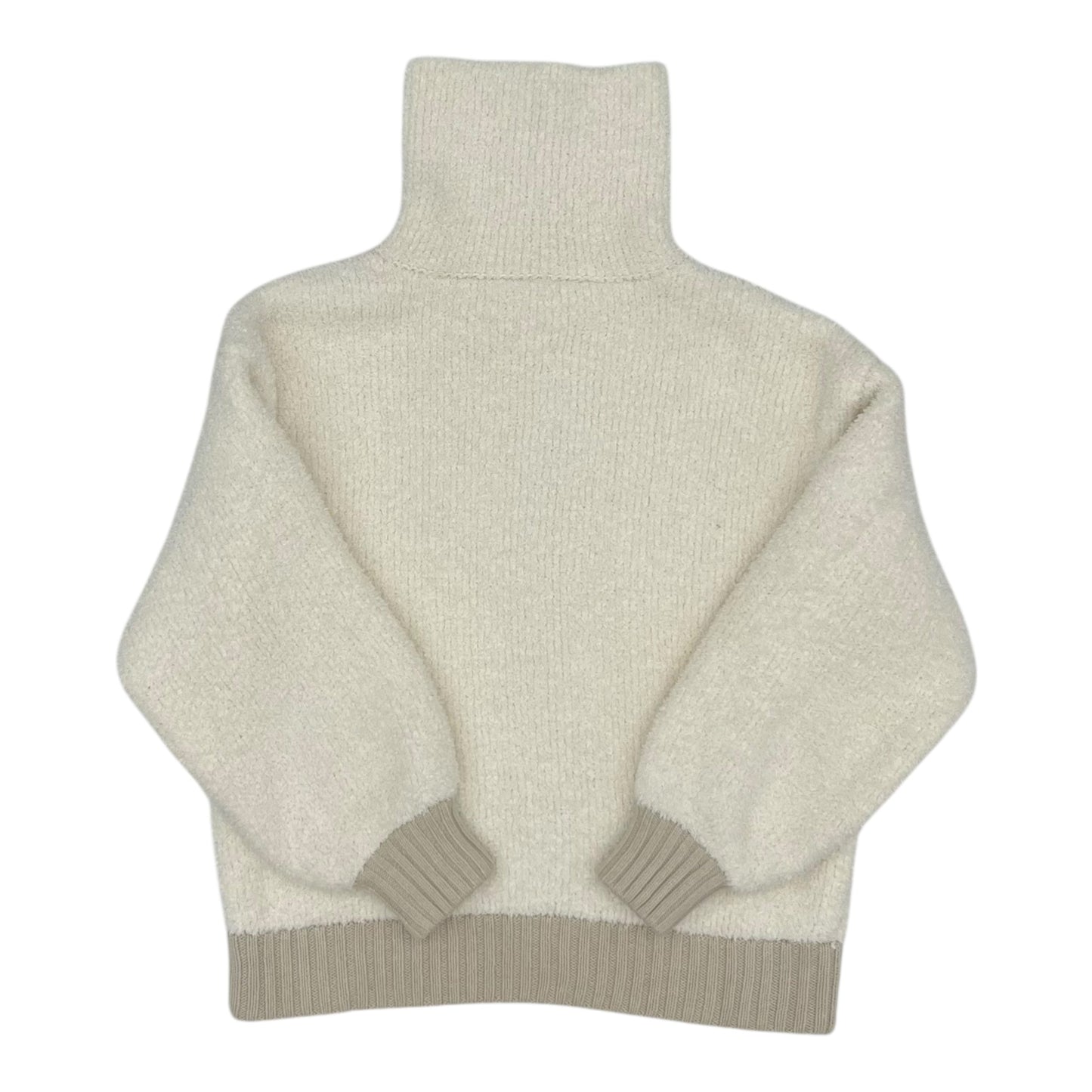 Jacket Faux Fur & Sherpa By Aerie In Cream, Size:M
