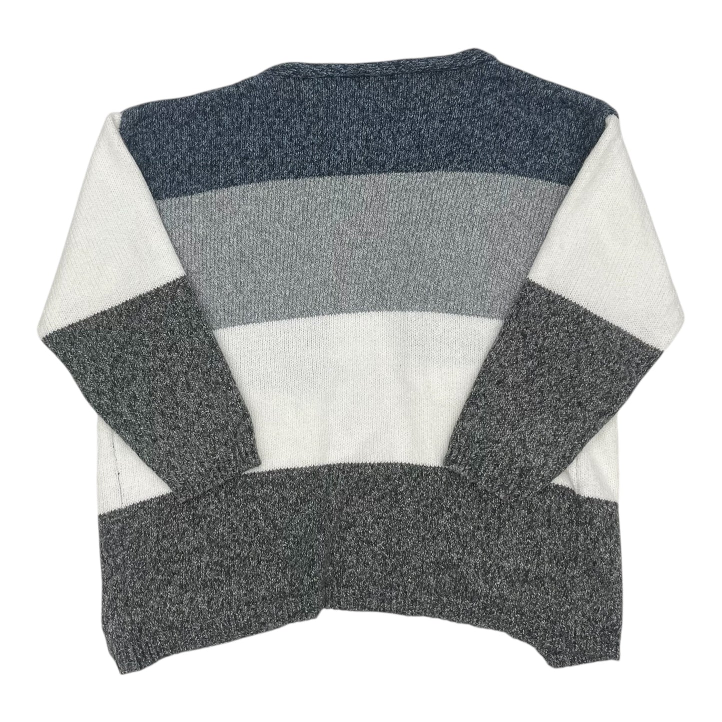 Sweater Cardigan By Cme In Striped Pattern, Size:Xxl