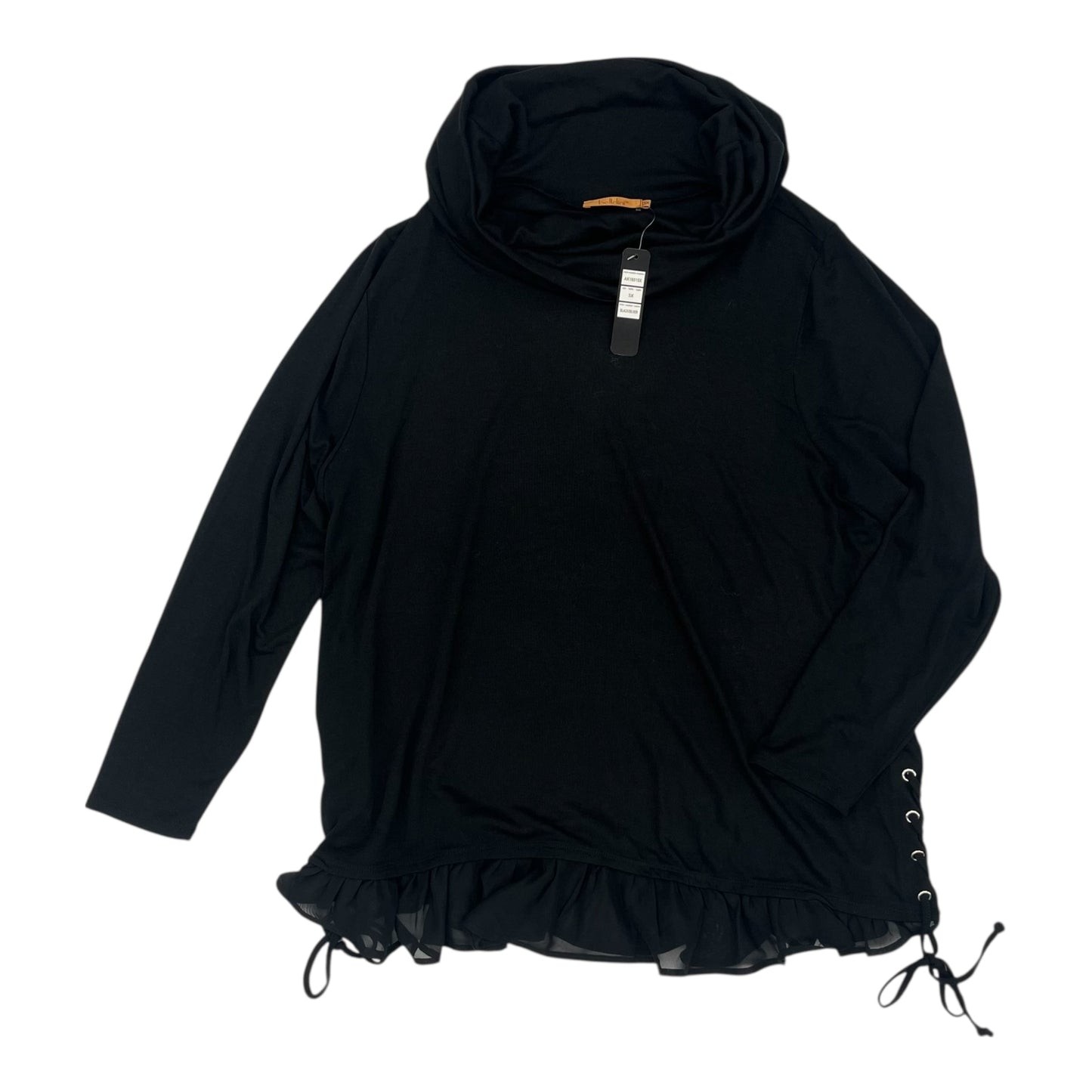 Top Ls By Belldini In Black, Size:3X