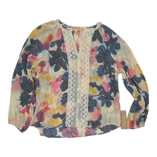Blouse Ls By Hope & Harlow In Multi, Size:M