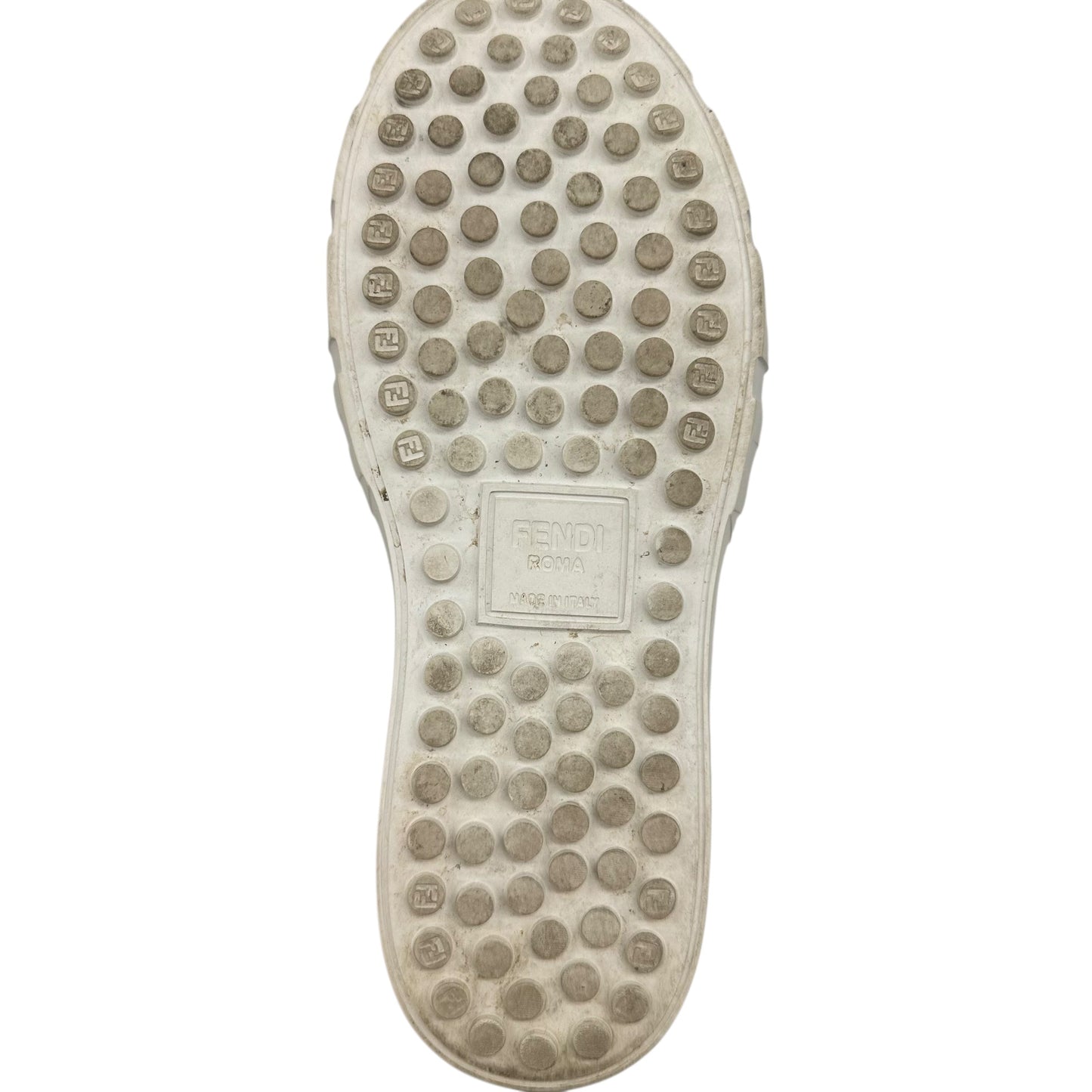 Shoes Luxury Designer By Fendi In White, Size:7.5
