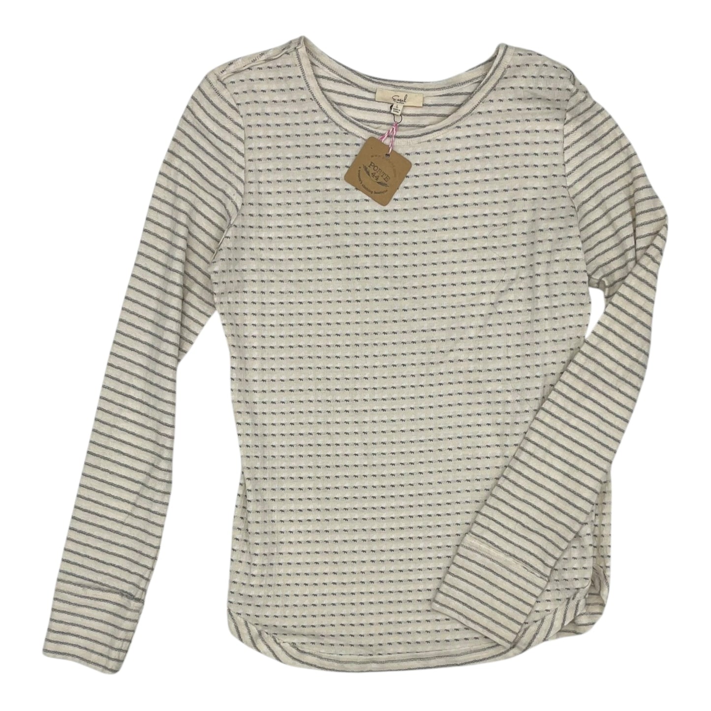 Top Ls By Easel In Cream, Size:L