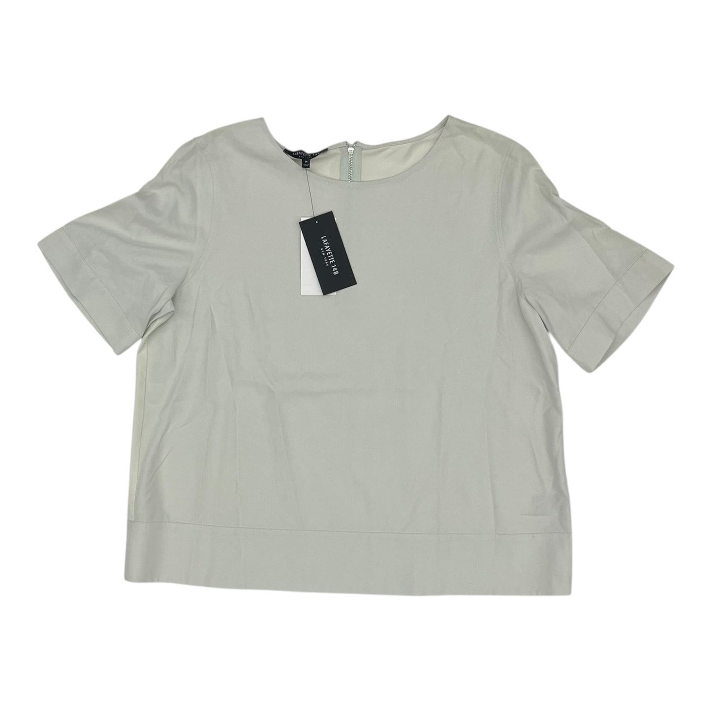 Blouse Designer By Lafayette 148 In Cream, Size:M