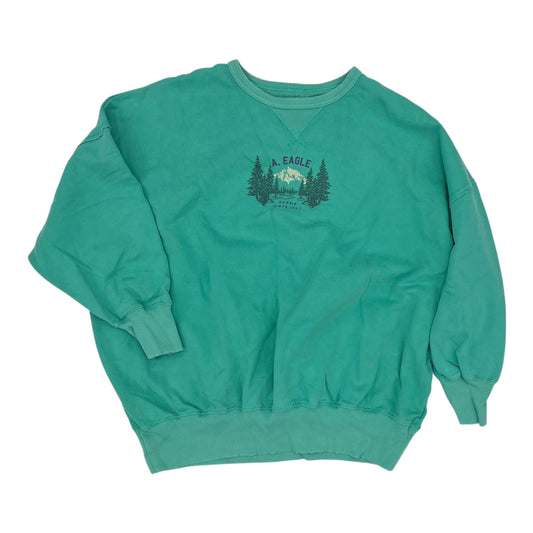 Sweatshirt Crewneck By American Eagle In Green, Size:Xxl